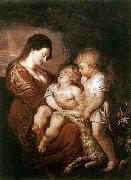 Peter Paul Rubens Virgin and Child with the Infant St John Sweden oil painting artist